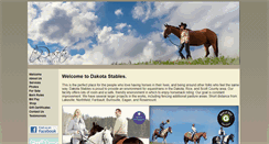 Desktop Screenshot of dakotastables.com