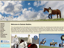 Tablet Screenshot of dakotastables.com